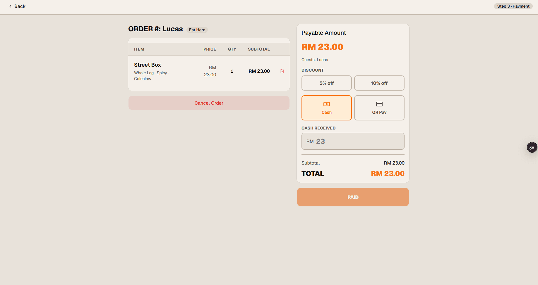 POS reports and analytics dashboard